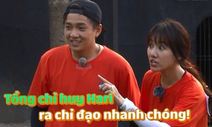 Running Man tập 10: Trấn Thành ngồi yên để vợ xé bảng tên khi được Hari Won hứa tăng lương
