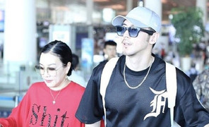 'Bom sex gốc Việt' Chung Lệ Đề hàn gắn với gia đình chồng