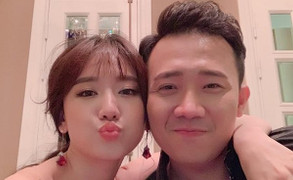 Trấn Thành than trời vì Hari Won lại viết sai chính tả