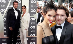 Vợ chồng Beckham nhẹ nhõm vì con trai chia tay bạn gái người mẫu