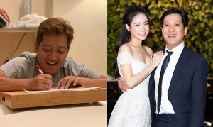 Con gái Trường Giang phản ứng cực đáng yêu khi thấy ba qua điện thoại