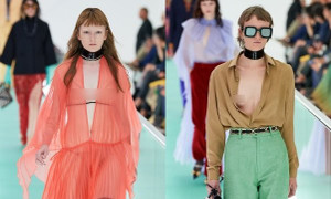 Show thời trang gây chú ý với dàn mẫu nữ lộ toàn bộ vòng một