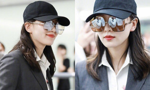 Lưu Thi Thi khoe dáng thon sau 5 tháng sinh con đầu lòng