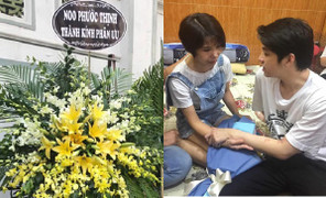 Noo Phước Thịnh gửi hoa phân ưu trong lễ tang fan nữ qua đời vì ung thư