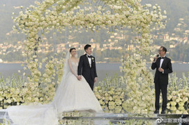 Lễ cưới cổ tích của sao nữ 'Thiên long bát bộ' và chồng đại gia