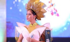 Hoàng Hạnh nhận giải Đồng trang phục dân tộc tại ‘Hoa hậu Trái đất 2019’