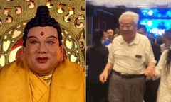 'Phật Tổ' Chu Long Quảng được vây đón khi dự sự kiện ở tuổi 80