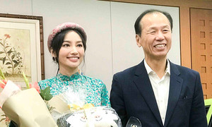 Á hậu Trúc Diễm hào hứng khi trở thành đại sứ du lịch tỉnh Gangwon Hàn Quốc