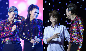 Hoài Linh nán lại đến cuối liveshow, giúp Chí Tài tỏ tình với vợ