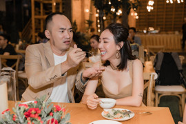 Thu Trang: ‘Tôi và Tiến Luật đi lên từ gian khó, có được ngày hôm nay là hạnh phúc’