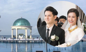 Lễ cưới Đông Nhi - Ông Cao Thắng: Không gian hoàn thiện, đẹp lung linh giữa biển