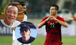 Hoài Linh chúc mừng Tiến Linh, MC Lại Văn Sâm vỡ òa với chiến thắng của tuyển Việt Nam