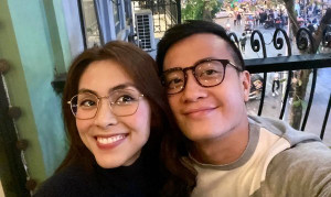 Thanh xuân ùa về khi bộ đôi 'Bỗng dưng muốn khóc' Lương Mạnh Hải - Tăng Thanh Hà hội ngộ