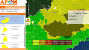 Hệ thống quản lý và cảnh báo ô nhiễm không khí sử dụng ảnh vệ tinh