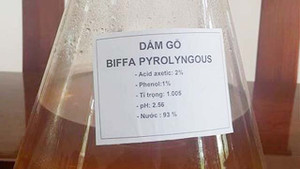 Sản xuất thành công dấm gỗ sinh học tại Việt Nam