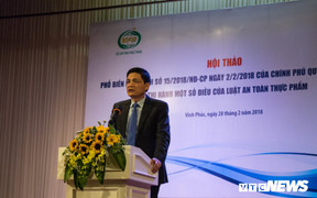 Cục trưởng An toàn thực phẩm: Doanh nghiệp chịu 100% trách nhiệm khi tự công bố thực phẩm