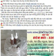 Mua thuốc tự chế: Mẹ đừng hại con