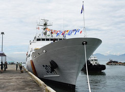 Cận cảnh tàu chiến của lực lượng Bảo vệ bờ biển Hàn Quốc