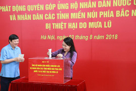 Bộ Y tế ủng hộ các tỉnh miền núi phía Bắc và nạn nhân vụ vỡ đập thủy điện ở Lào