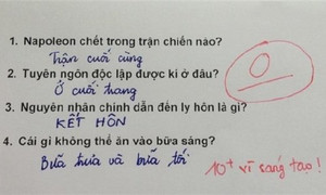 Cười ra nước mắt với những bài kiểm tra, tập làm văn 'bá đạo' của học sinh