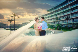 Ảnh cưới lãng mạn của nữ công an khiến bạn trẻ ngưỡng mộ