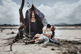 Ảnh cưới độc đáo theo phong cách du mục của đôi trẻ Hà thành