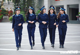 Ngắm ảnh kỷ yếu đẹp long lanh của nữ sinh học viện cảnh sát