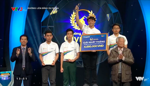 Nam sinh Nghệ An điển trai 2 lần giành vòng nguyệt quế Olympia 2019