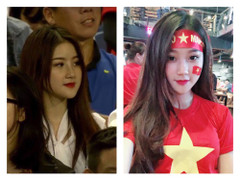 Chỉ xuất hiện vài giây ở trận Việt Nam - Thái Lan, nữ cổ động viên khiến dân mạng 'truy lùng'