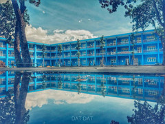 Ngôi trường màu xanh ở Bình Dương đẹp như trong truyện tranh Nhật Bản