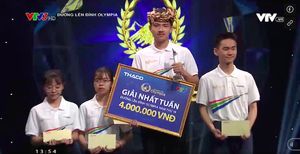 Nam sinh Olympia được nhận xét giống vua hề Sác lô xuất sắc giành tấm vé vào cuộc thi tháng