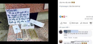 Bị giật điện thoại, chủ nhân để lại lời nhắn khiến tên trộm muốn quay lại lập tức