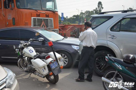 'Hung thần' container gây tai nạn liên hoàn ở TP.HCM