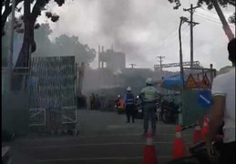 TP.HCM: Cháy lớn tại công ty đóng tàu Ba Son