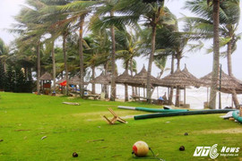 Quảng Nam: Biển Cửa Đại hoang tàn sau mưa lũ miền Trung