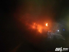 'Bà hỏa' thiêu rụi trại nấm trong đêm