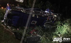 Lật xe khách thảm khốc ở Quảng Nam: Xác định danh tính 16 nạn nhân