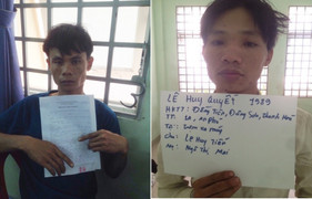 Bắt nóng hai tên cướp đi xe máy không chìa khóa