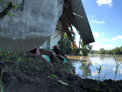 5 ngôi nhà ở Sài Gòn bị 'hà bá' kéo tụt xuống sông lúc nửa đêm