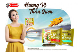 Cùng Mỹ Tâm thưởng thức Mì Quảng Đà Nẵng Quen của Acecook