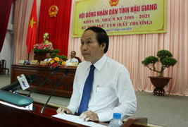 Ông Lê Tiến Châu được bầu làm Chủ tịch UBND tỉnh Hậu Giang