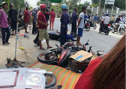 Nguyên nhân xe tải lùa nhiều xe máy vào gầm, 6 người thương vong ở Long An