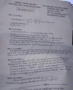 Xôn xao đề Toán vào lớp 10 tỉnh Quảng Ngãi có câu giống hệt đề thi thử ở một trường khác