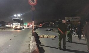 Tông vào dải phân cách trên Quốc lộ 51, 2 chiến sĩ cảnh sát cơ động ở Đồng Nai thiệt mạng