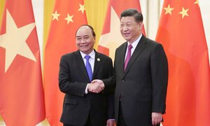 Thủ tướng Nguyễn Xuân Phúc hội kiến Tổng Bí thư, Chủ tịch nước Trung Quốc Tập Cận Bình