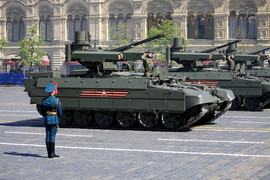 Cung đường tráng lệ của đoàn xe diễu hành Ngày Chiến thắng 9/5 tại Matxcơva