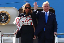 Tổng thống Trump chỉ trích thị trưởng London ngay khi hạ cánh tại Anh