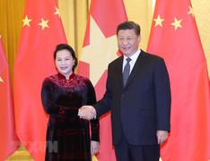 Chủ tịch Quốc hội Nguyễn Thị Kim Ngân hội kiến với các nhà lãnh đạo Trung Quốc