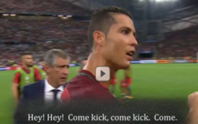 Ronaldo thể hiện tư chất đội trưởng tuyệt vời