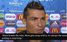 Fan Ronaldo mỉa mai Messi phải đi tù vì trốn thuế